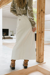 Blake Skirt in Taupe
