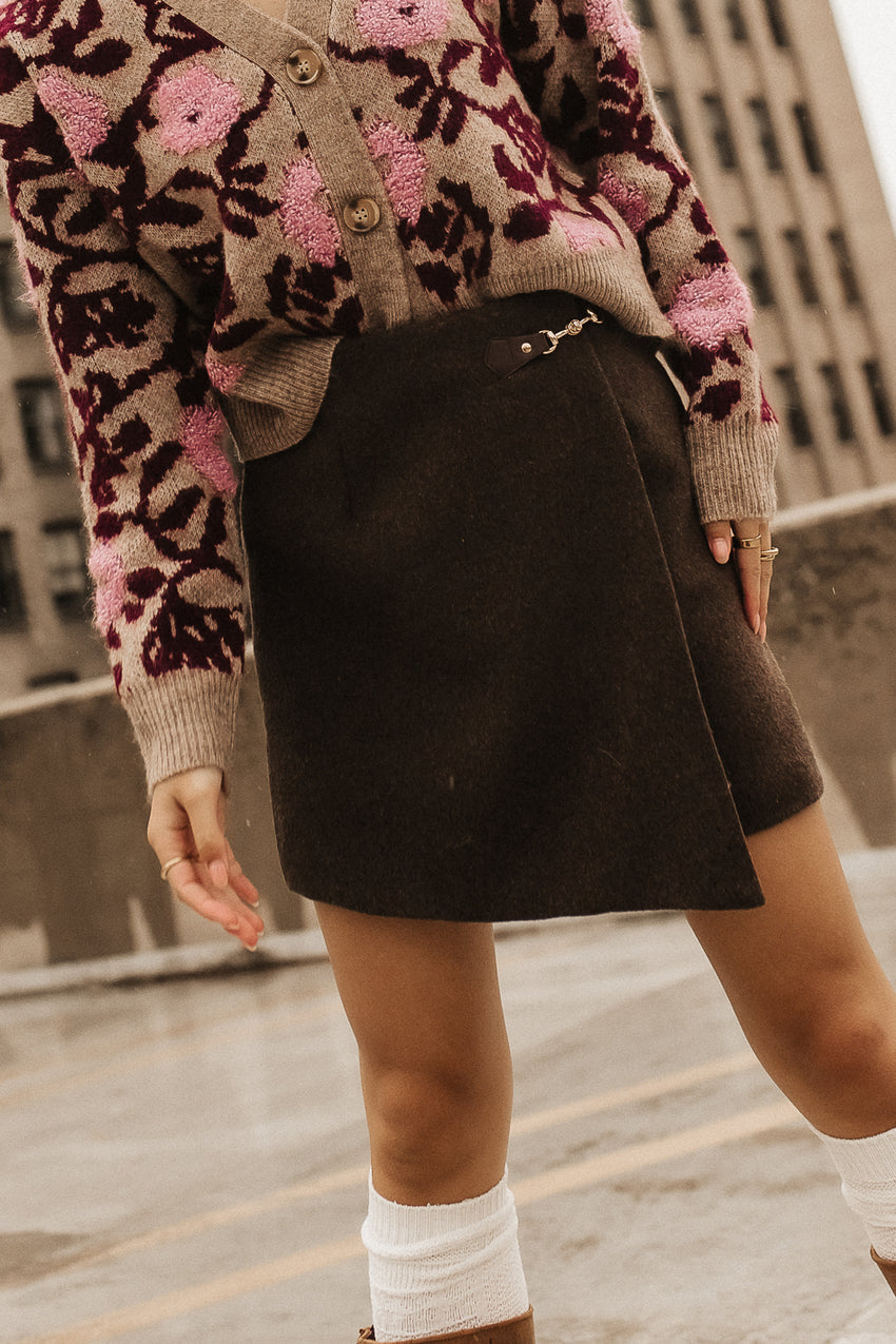Kisha Wool Blend Skirt