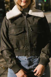 BlankNYC Take Flight Vegan Jacket