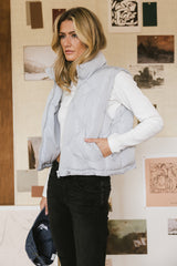 Sammy Puffer Vest in Blue