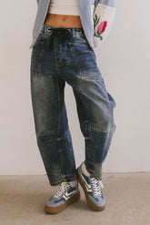 Jocelyn Barrel Jeans in Medium Wash