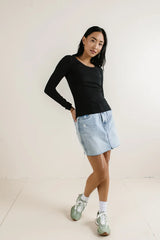 Jayla Knit Top in Black