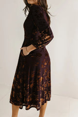 Jane Velvet Midi Dress