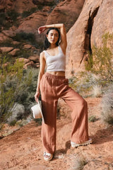 Jennilyn Pants in Terracotta