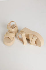 Seychelles Serenade Platform Sandals in Tan
