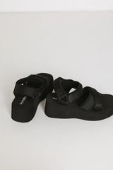 Seychelles Serenade Platform Sandals in Black