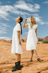 Seraphina Eyelet Midi Dress