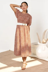Shyla Floral Midi Dress