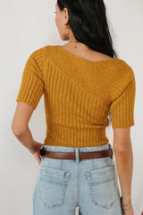 Toni Sweater Top in Yellow