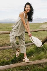 Don't Stop Onesie in Sage