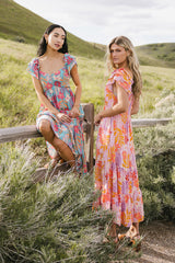 Poppy Tropical Midi Dress
