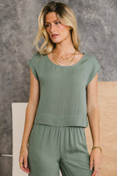 Maren Top in Sage