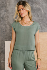 Maren Top in Sage