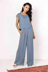 Maren Top in Slate