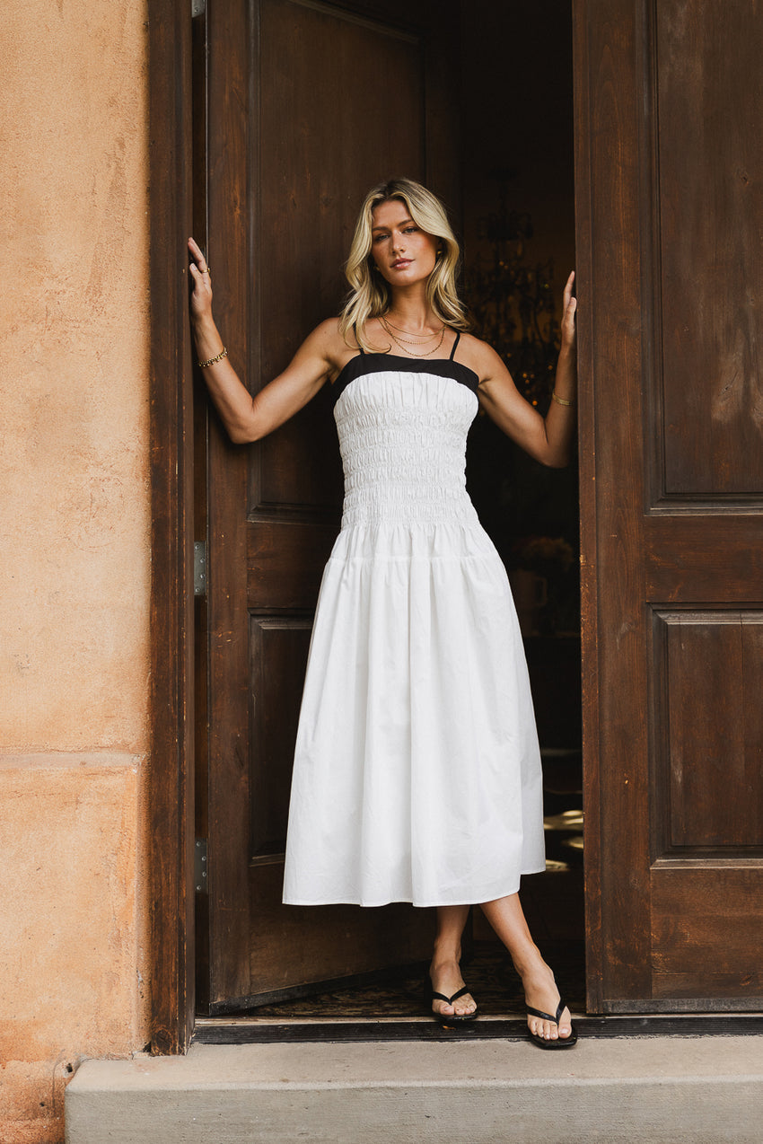 Mim Smocked Midi Dress