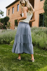 Lucy Tiered Denim Skirt