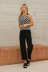 Sadie Wide Leg Pants in Black