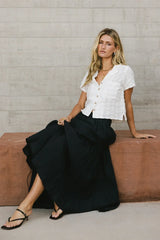 Stacia Textured Button Up