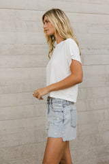 Aggie Tee in Ivory