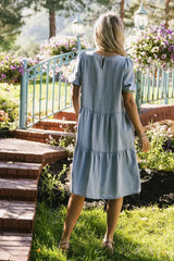 Vinnny Chambray Midi Dress