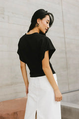 Teagan Basic Tee in Black