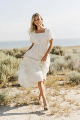 Fool For You Midi Dress in Cream