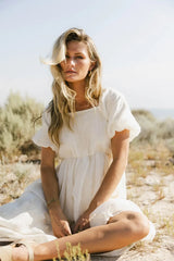 Fool For You Midi Dress in Cream