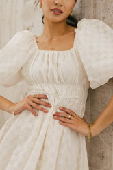 Easton Textured Midi Dress