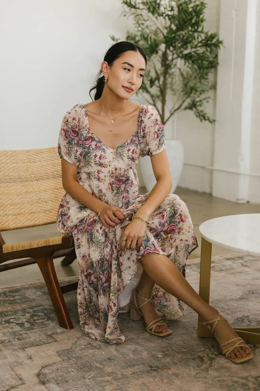 Keiko Floral Midi Dress