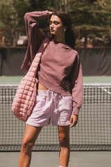 Aarti Sweatshirt in Burgundy