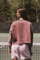 Aarti Sweatshirt in Burgundy