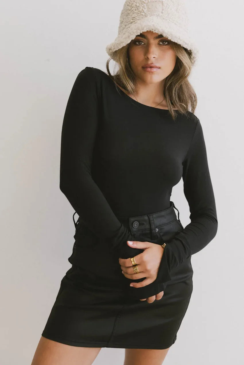 Graham Basic Top in Black