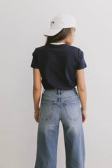 Zermatt Shoulder Stripe Graphic Tee