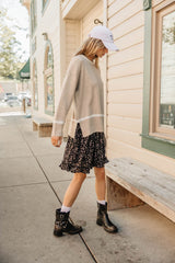 Ashley Knit Sweater in Taupe