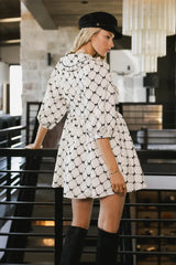 Perla Textured Mini Dress