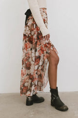 Xavier Printed Mesh Skirt