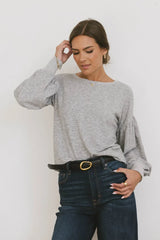 Kaori Top in Grey