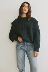 Dream Knit Sweater in Dark Teal