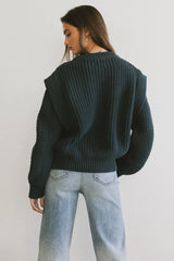 Dream Knit Sweater in Dark Teal
