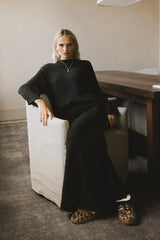 Charlotte Knit Sweater in Black
