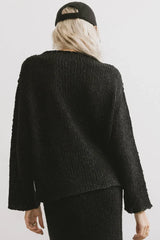 Charlotte Knit Sweater in Black