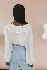 Frankie Sheer Peplum Blouse