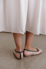 Coconuts by Matisse Bronx Ballet Flats in Nude