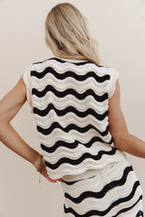 Elenor Knit Top in Black