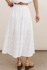 Bridget Embroidered Midi Skirt