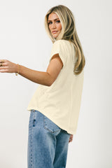 Khloe Knit Top in Cream