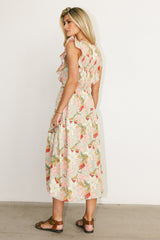 Kelsey Smocked Midi Dress