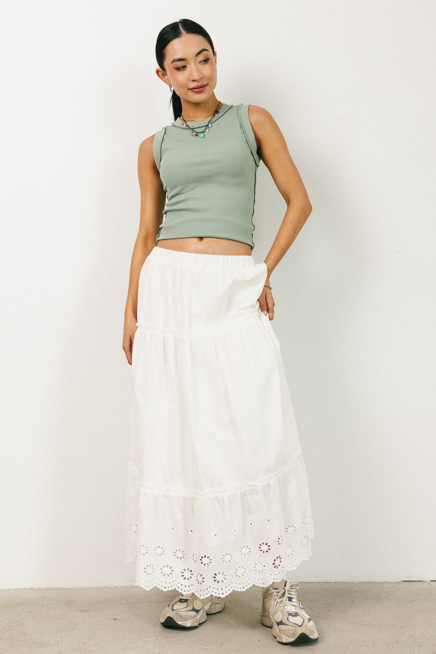 Kimberly Tank Top in Sage