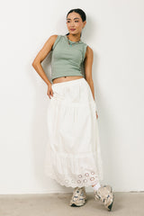 Kimberly Tank Top in Sage