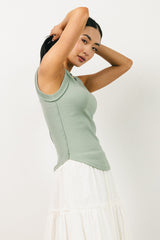 Kimberly Tank Top in Sage
